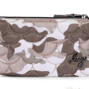 Lug  Metro XL ID Pouch w RFID-NWT Camo Taupe